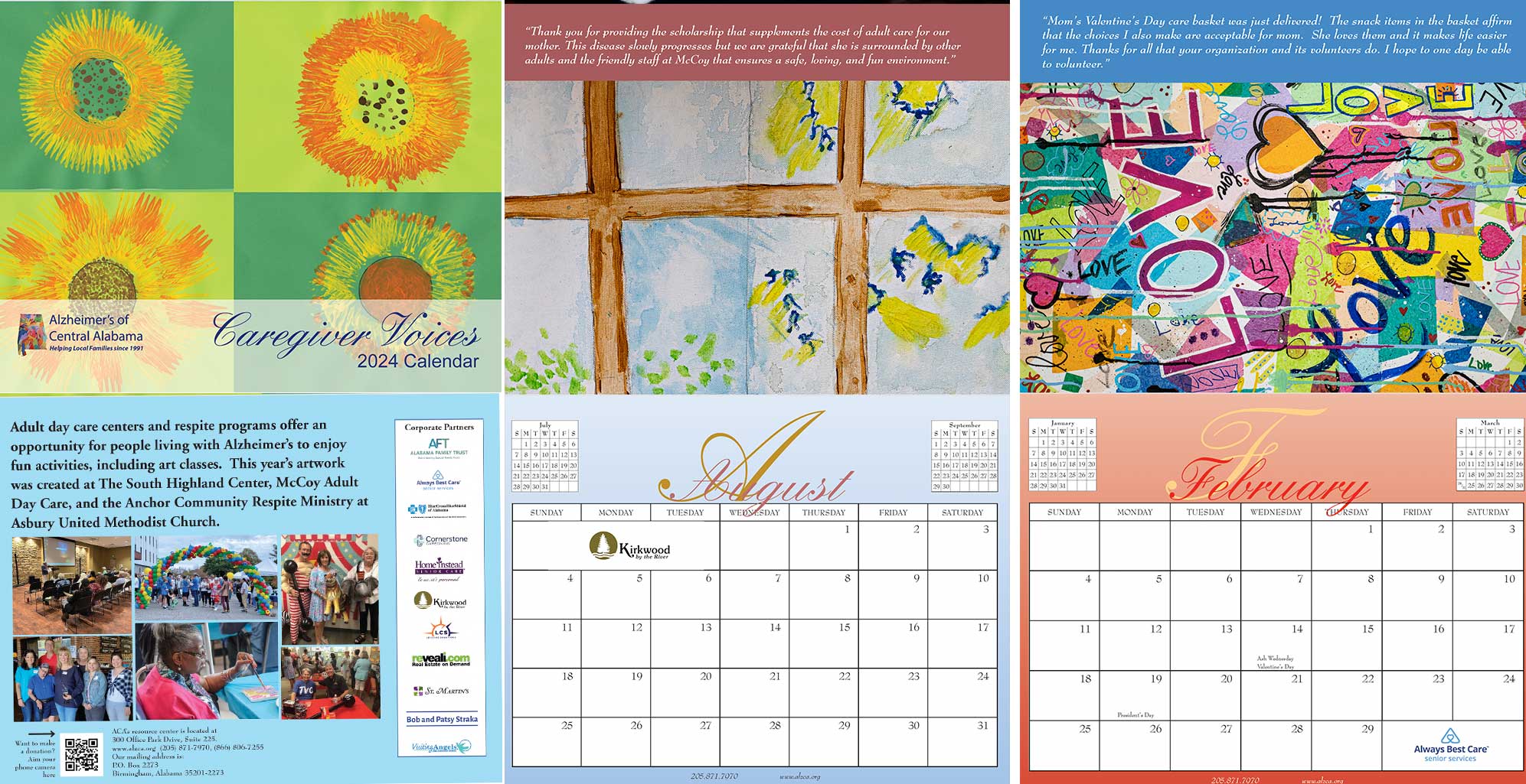 Calendars 2024 Alzheimer's of Central Alabama