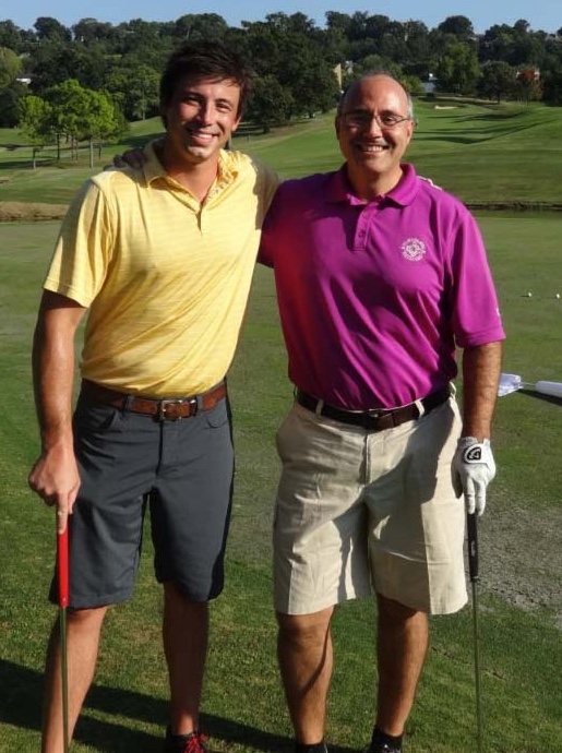 Glow for the cure golf tournament supporting Alzheimer's research