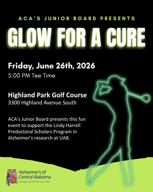 Glow for a cure alzheimer's event